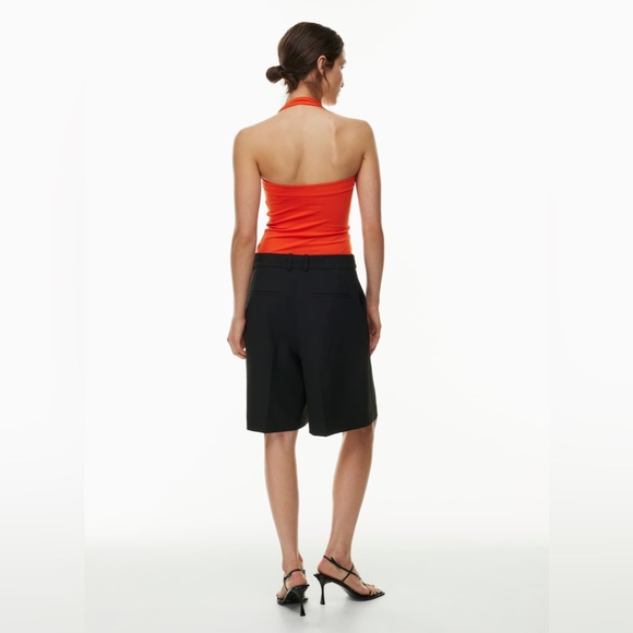 Aritzia Babaton Contour Harmonize Halter Top - Orange Square Neck - Picture 2 of 14